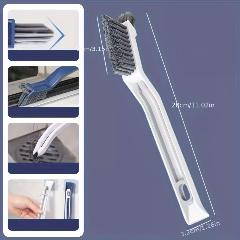 1pc/3pcs Bendable Cleaning Brush, Suitable For Bathroom Tile Gap Cleaning,  Stove Cleaning, No Dead Corner Floor Brush