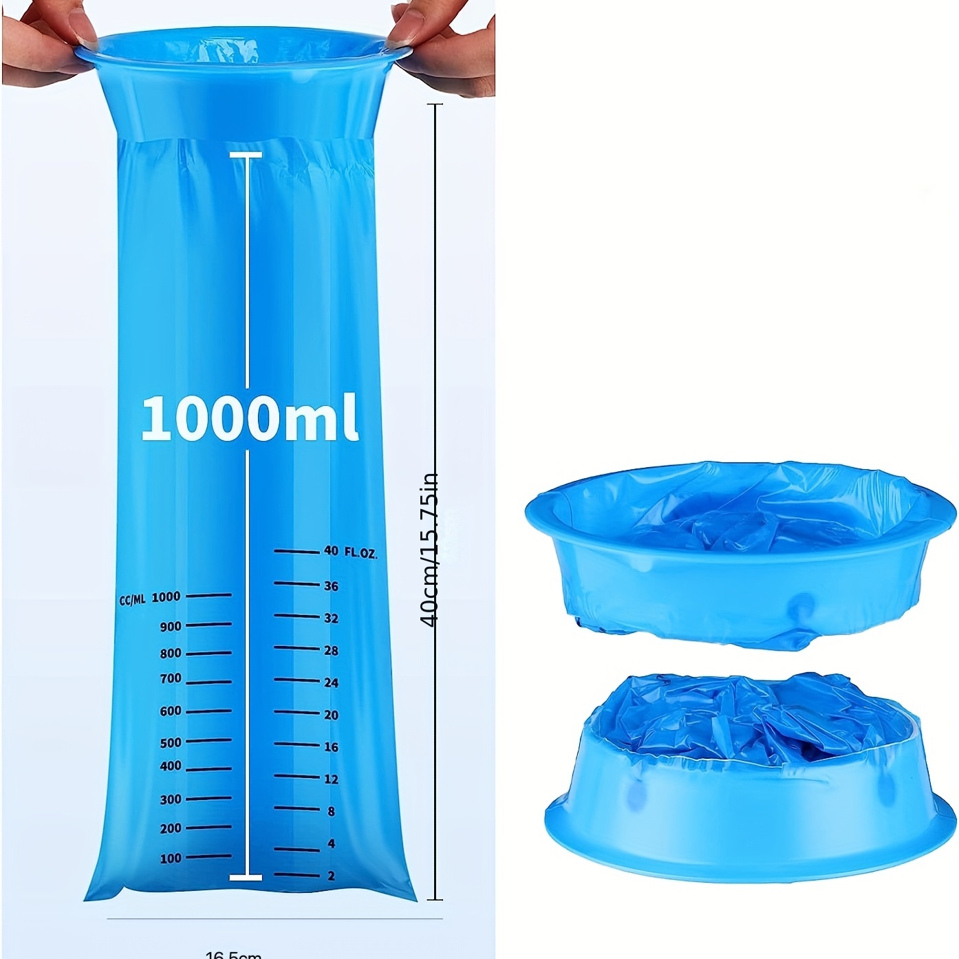 5/10 Uds. Bolsas Vómitos 1000ml/33 8 Oz Bolsa Emesis Bolsas - Temu