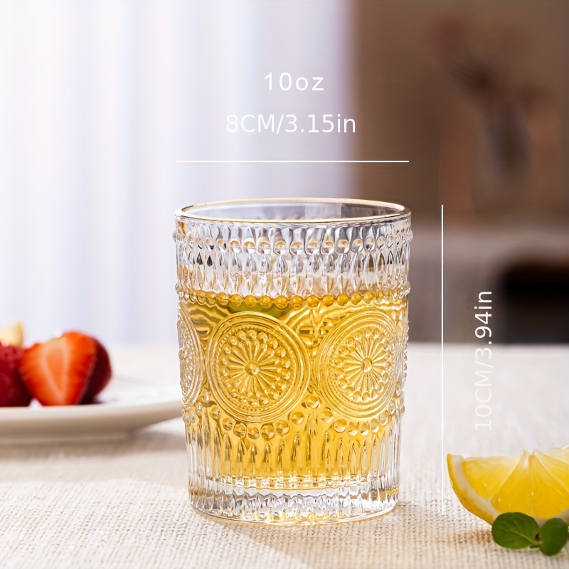Creative Double Wall Glass Cup With Dried Real Flowers, Perfect