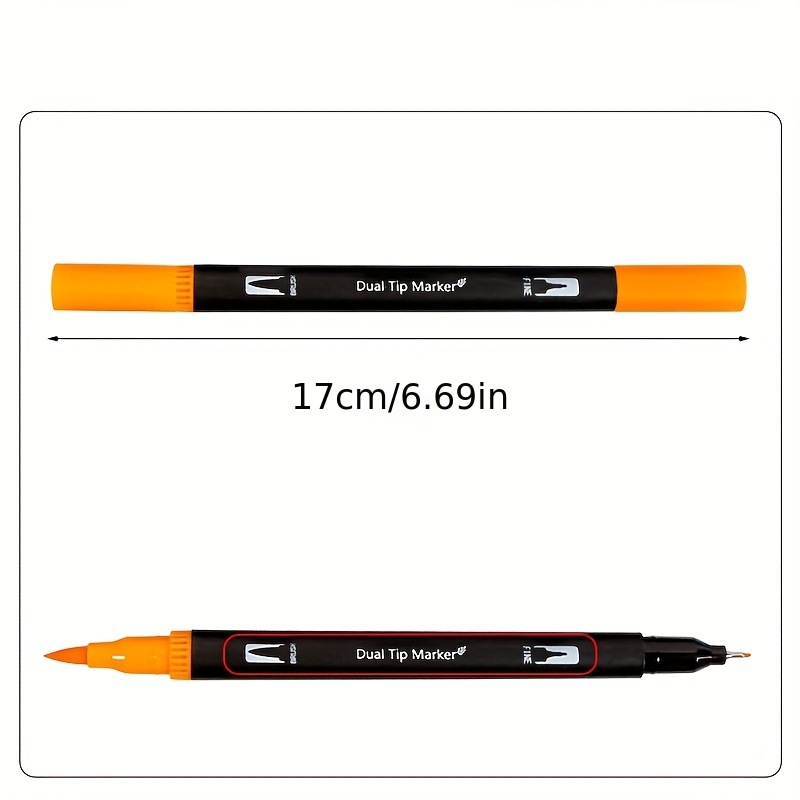 Juego Rotuladores Acuarela Doble Cabeza Rotulador Cabeza - Temu Chile