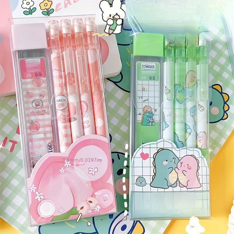 4pcs/set Cute Gel Pens Sakura powder mint green Pen Kawaii