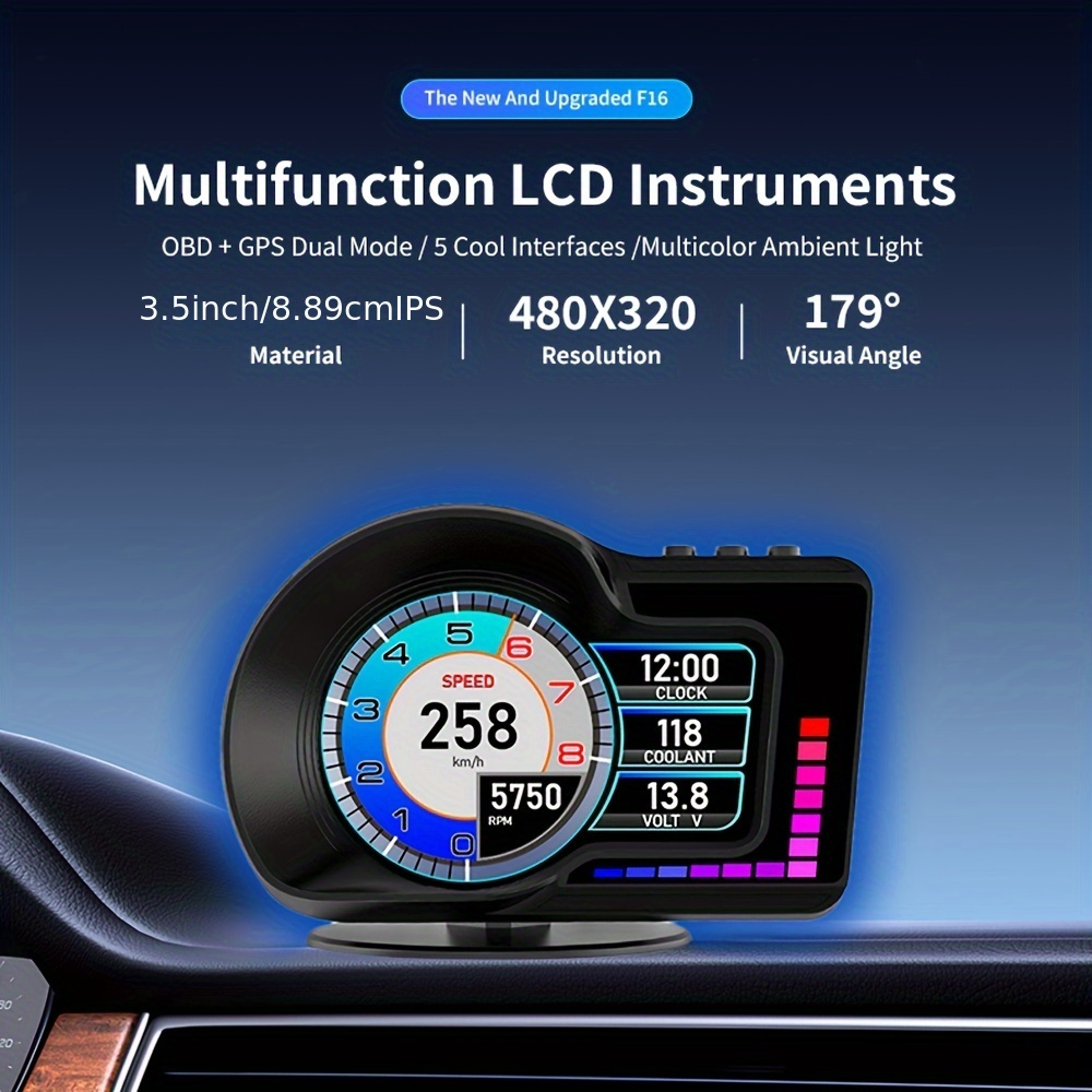 compteur de vitesse numérique - Universal Vehicle Smart Display