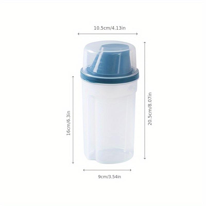 TEMU 1000ml/1500ml Pet Food Storage Container, Moisture-proof Can For Cat Food And Pet Snacks
