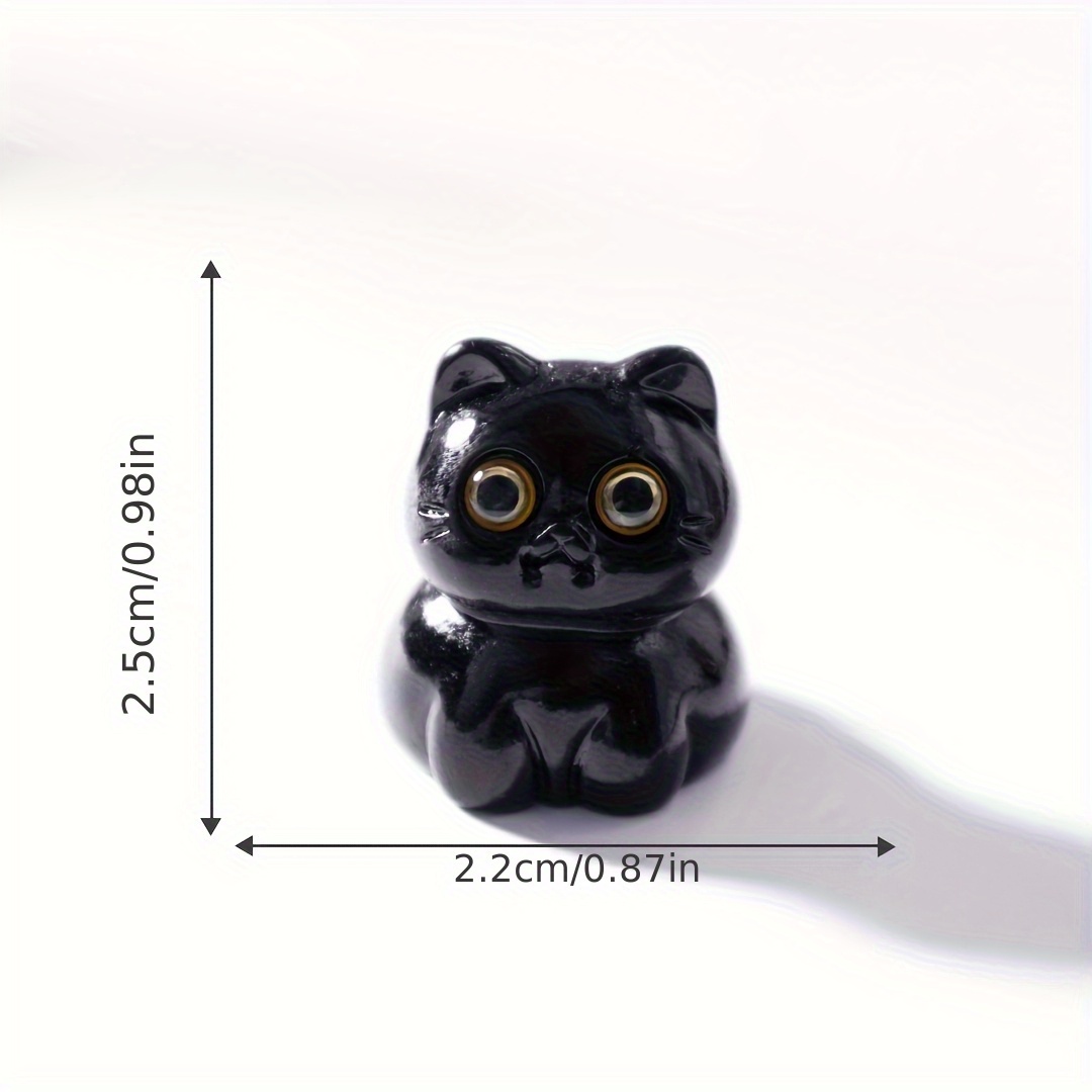 チーター？Deco Figurine Black Cat 90 Found these old dollar store