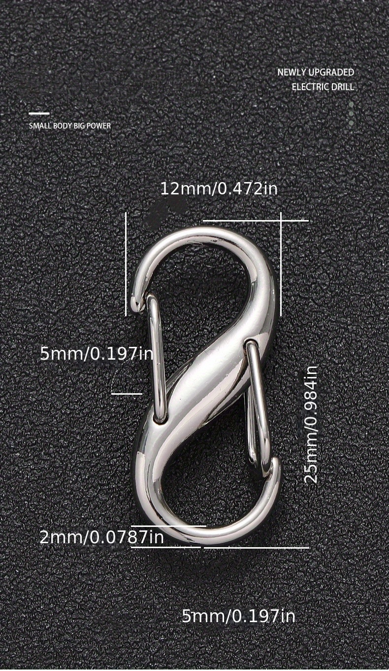 5 Pcs Swivel Bolt Snap Hook Double End 304 Stainless Steel 100mm