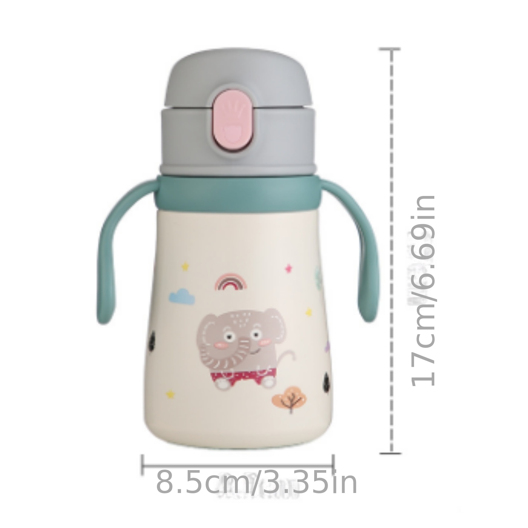 Baby Feeding Cup With Cover Stainless Steel Milk Thermos for Children  Insulated hot water Bottle leak-poof thermal Cup