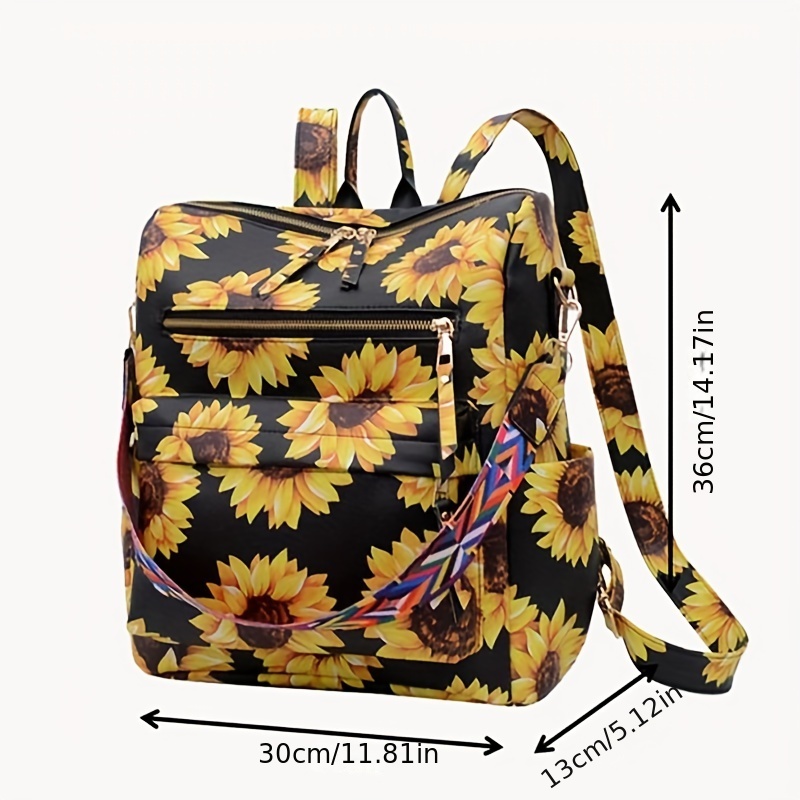 Minimalist Zipper Backpack Travel Rucksack Women's Bag