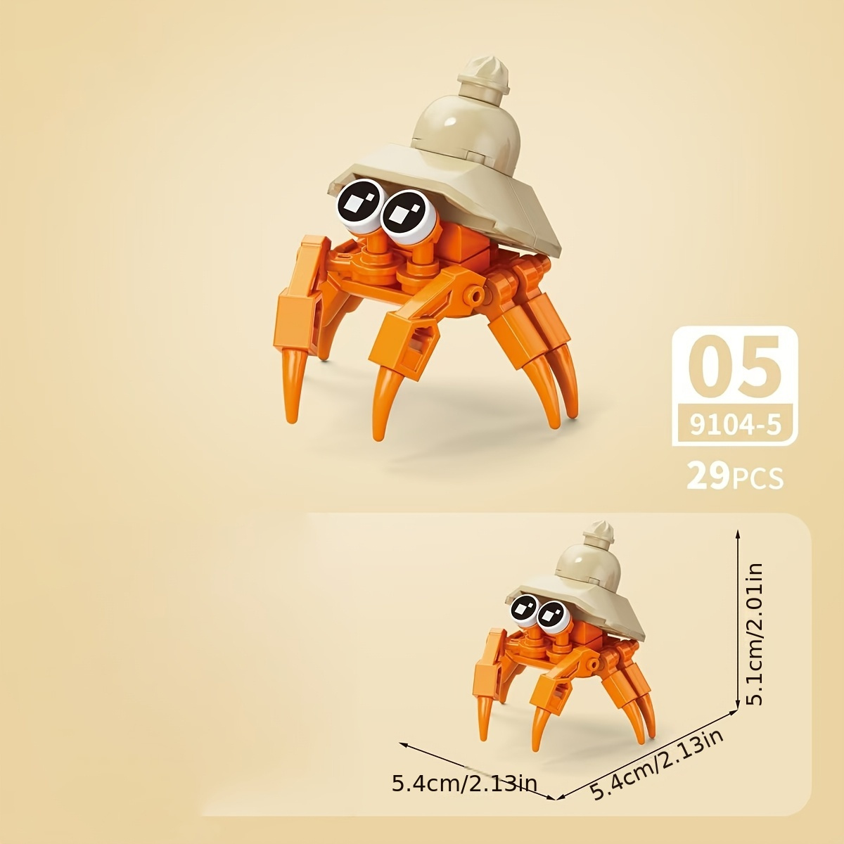 Micro Particle Building Block Toy Model, Cute Cartoon Ornament Puzzle, Gift. Assemble 10 Boxes Of Different Styles To Form