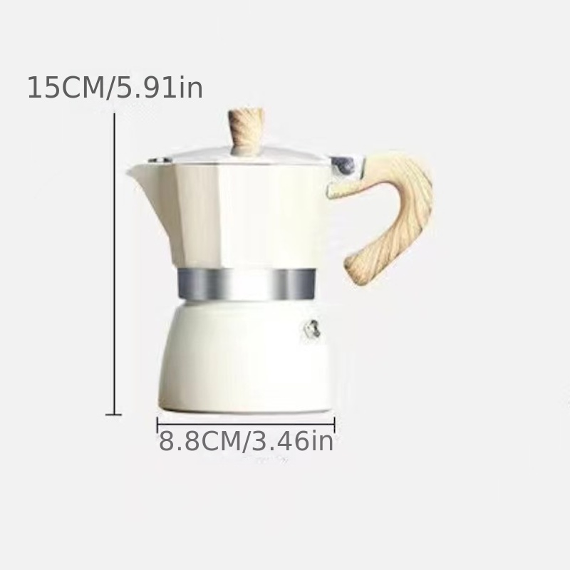 Portable Moka Pot French Press Coffee Maker Brewer