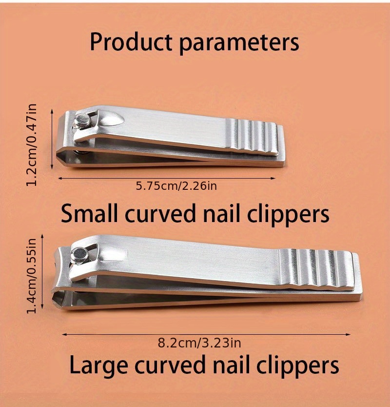 1pcs Nail Clippers for Thick & Ingrown Toenails - Sharp Curved Blade &  Non-Slip Handle -Toenail Clippers for Men, Women, and Seniors -  Professional Heavy-Duty Pedicure Tool Gift