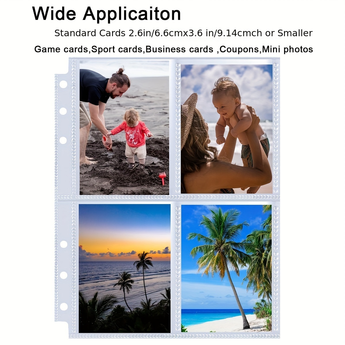 6 Ring A5 Binder Ultra clear Photocard Sleeves 4 Pocket Temu