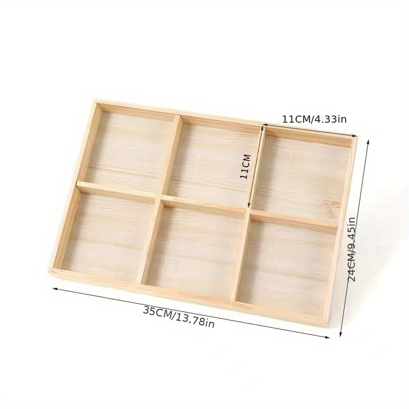 Shinpuru Bandeja para llaves y bandeja de joyería con organizador colgante  de madera de 3 niveles, bandeja de entrada multifuncional, perfecta para