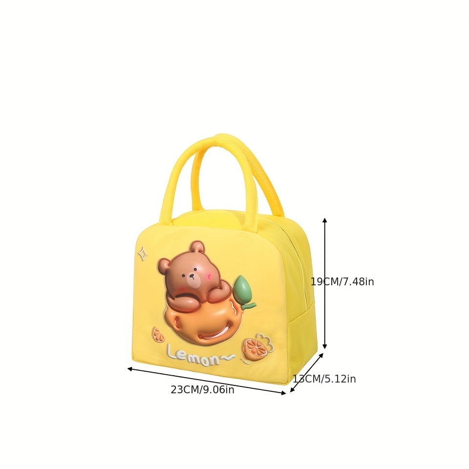 Portable Lunch Bag, Insulated Lunch Bag, Kids Lunch Bag, Insulated