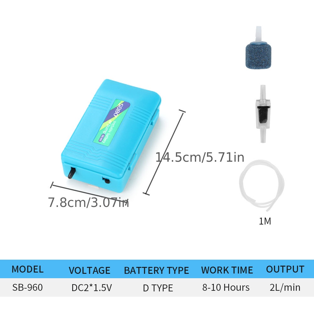 battery backup air pump