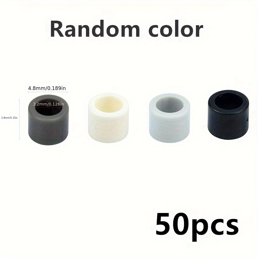 Image of 50pcs Special Stud Inverters Building Block Moc Parts Creative Toy For Random Color Piece With Small Dot Back To Back Cylinder Brick