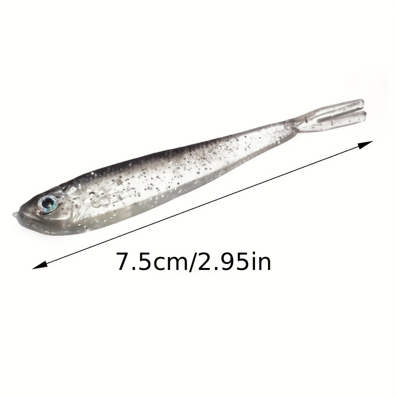 Soft Fishing Lures Silicone Bait Swimbait Wobblers - Temu