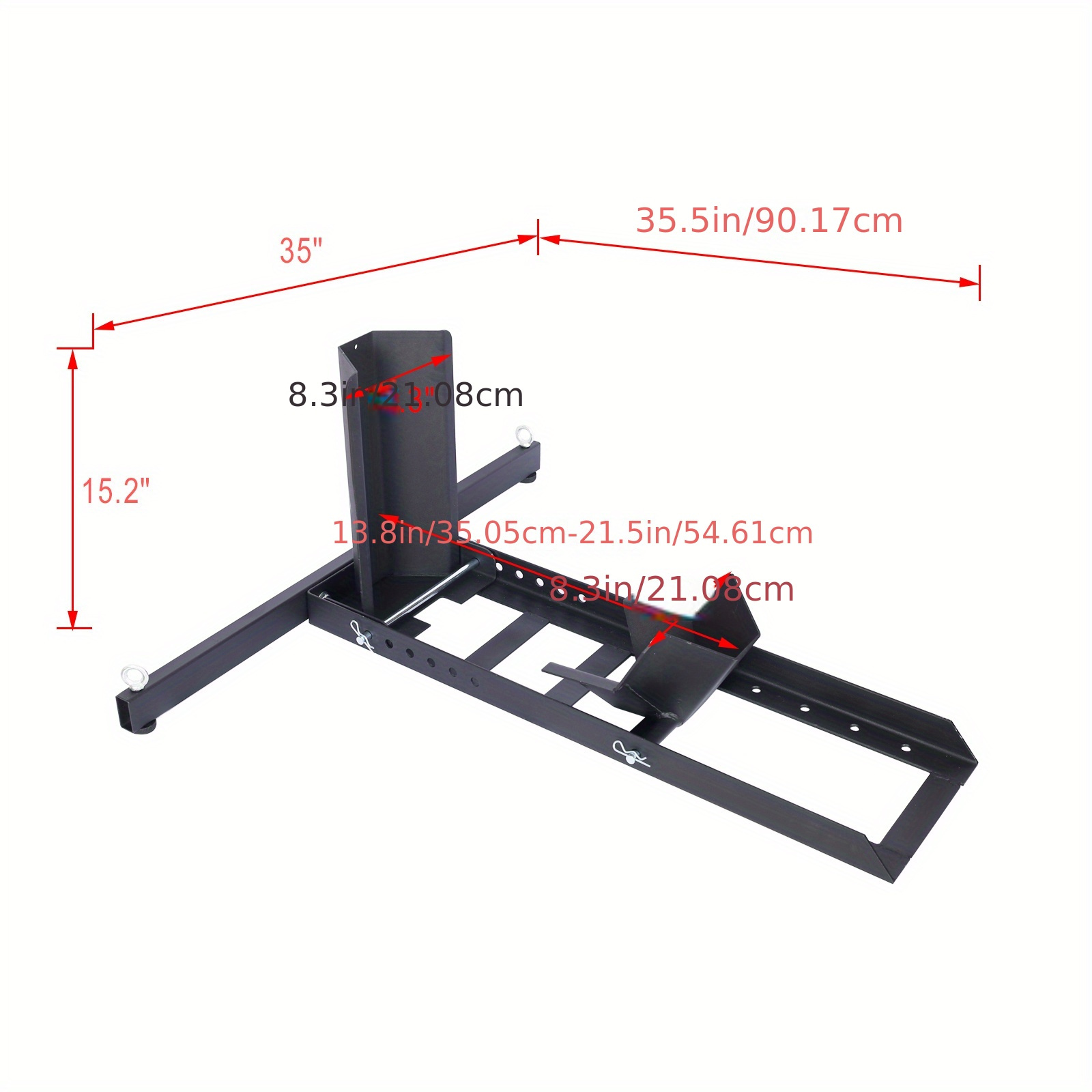 Adjustable Motorcycle Wheel Chock 軽く Stand Heavy Duty 1800lbs Weight  Capacity 海外 即決