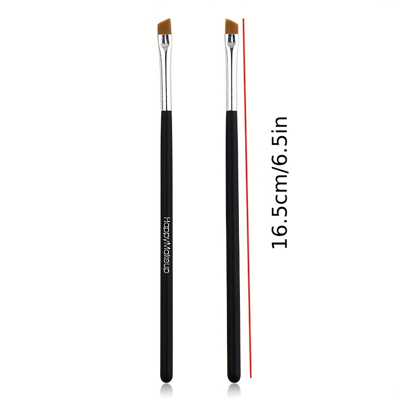 Angled Eyebrow Brush Soft Brush Wood Handle Brush Angled Eyeliner