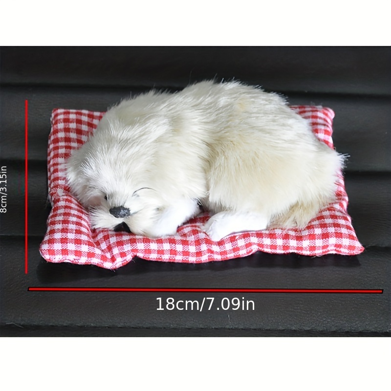 Auto Ornament ABS Plüsch Hunde Dekoration Simulation schlafender Hund  Spielzeug Automotive – Oz Marketplace