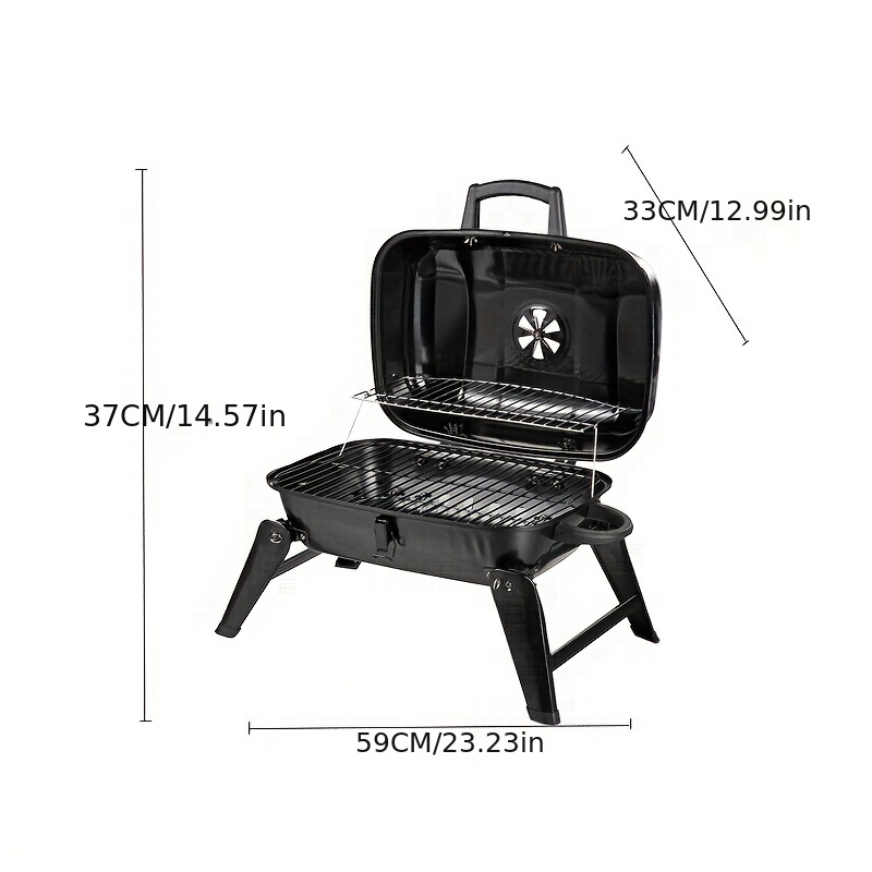Portable, Foldable BBQ Grill: Perfect for Outdoor Camping, Picnics, and  More!