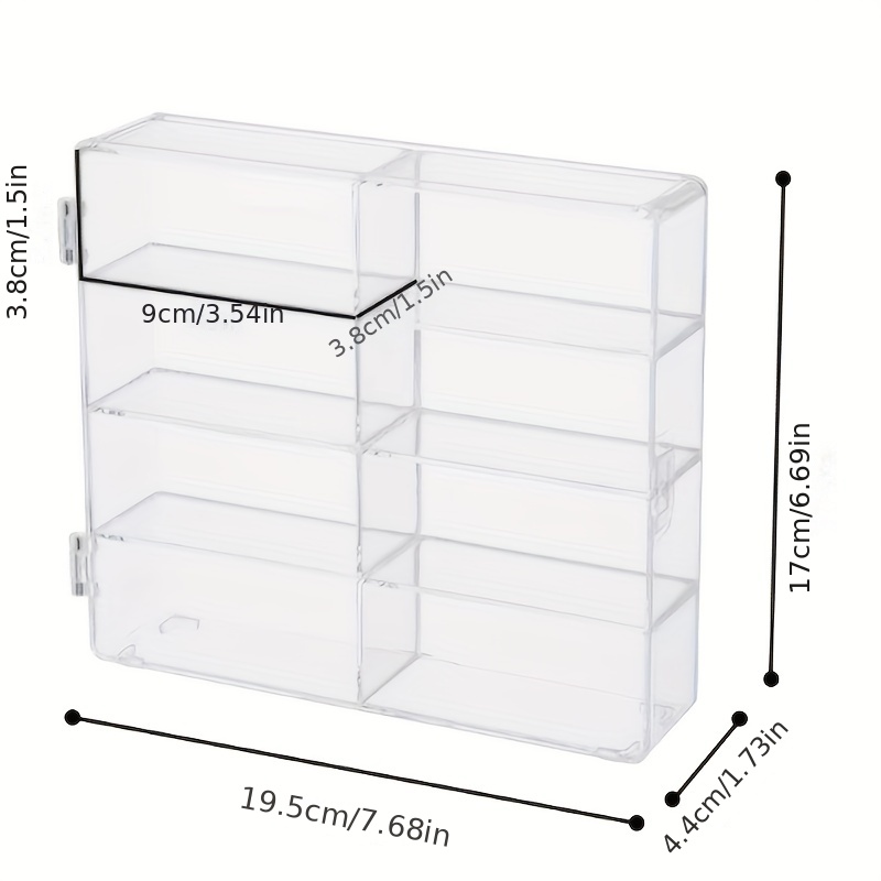 Toy Car Model Display Rack Transparent Storage Box Showcase