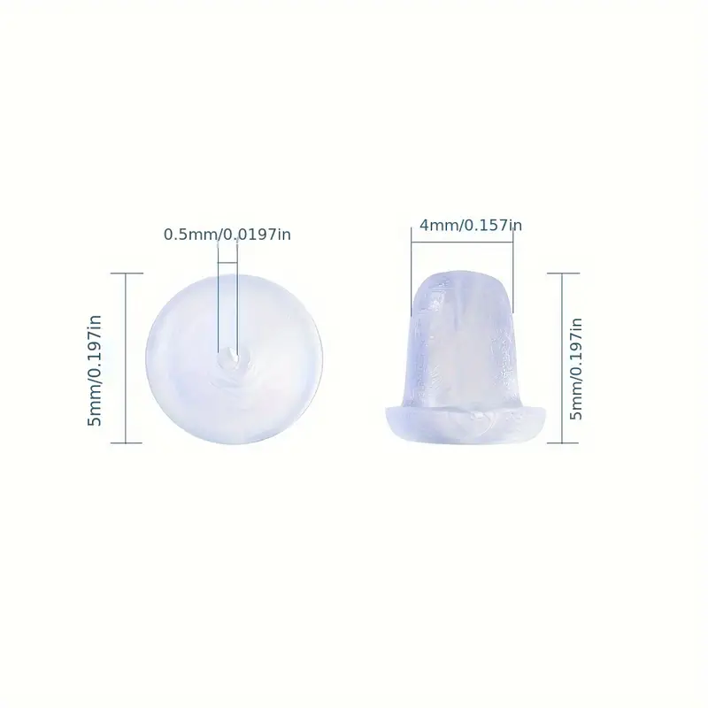Silicone Earring Backs Safety Back Stopper Replacements for Fish Hooks Ear  Studs