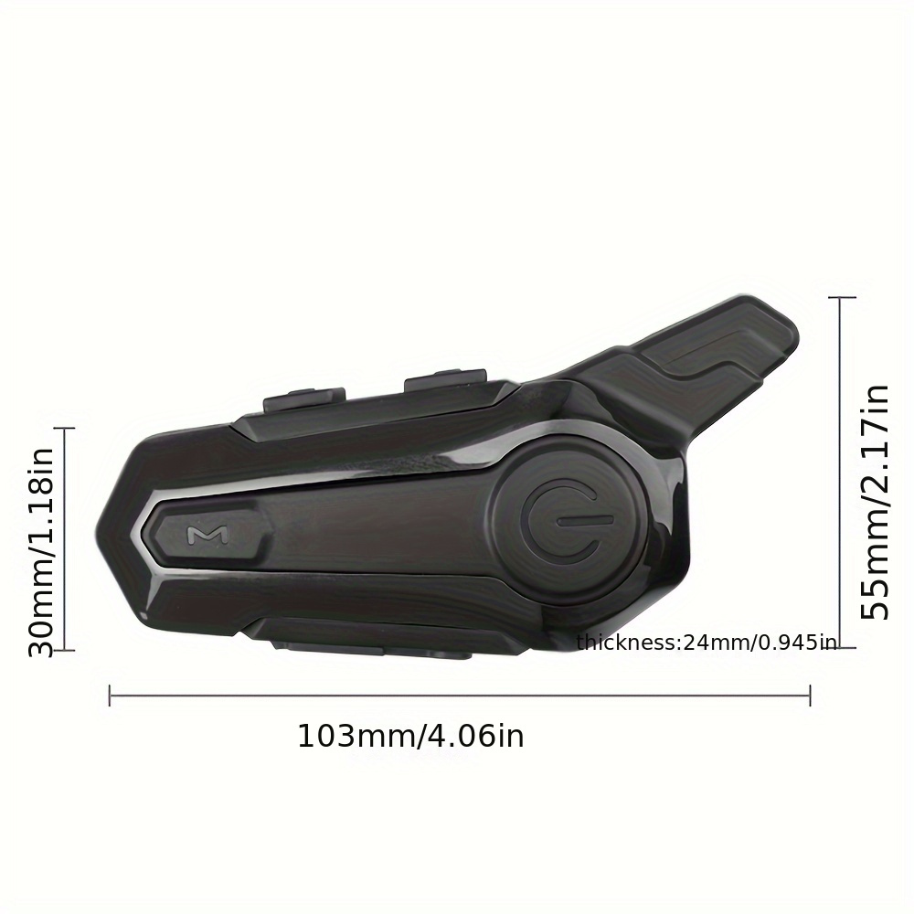 2 Intercom Moto Casque Interphone Reduction Bruit Polyvalent