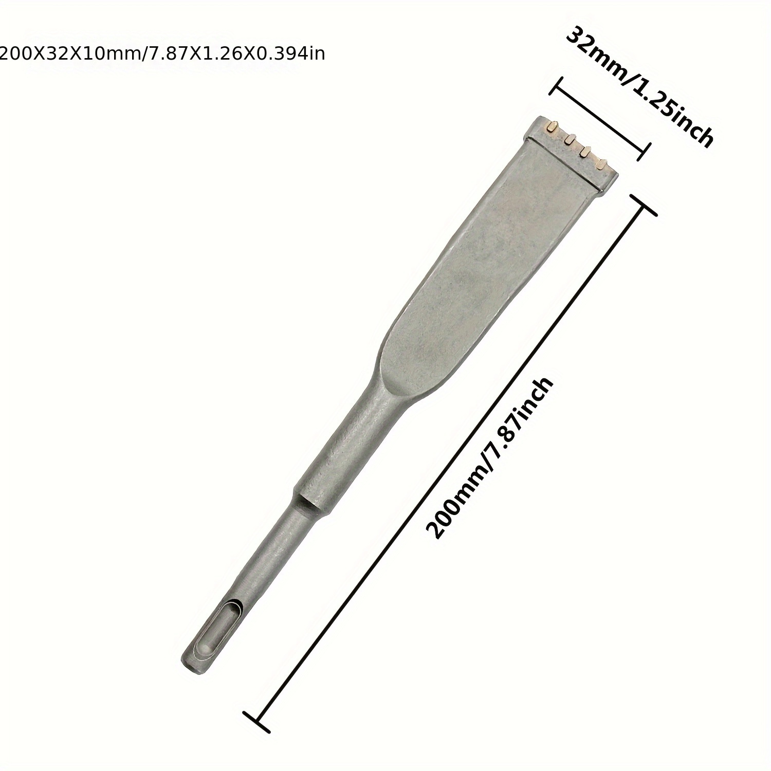 Carbide Mortar Raking Bit, Sds Plus Shank Concrete Joint Removal Tool, Thin Disc Shape, 6-cutter Tipped Design For Masonry, , And Stone Cutting Burrs