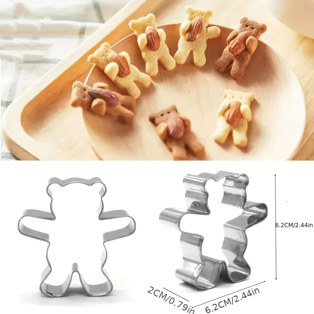 

Stainless Steel Bear-shaped - For , Fondant & Pastry Decorating - For Halloween, Christmas, Easter & Thanksgiving