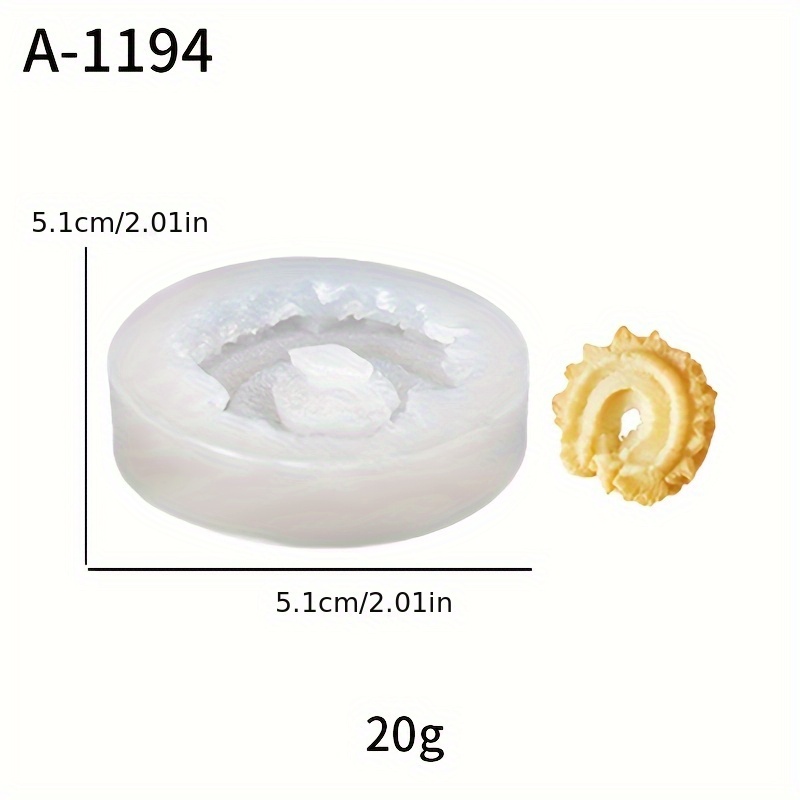 Diy Aromatherapy Candle Silicone Mold, Sandwich Cookie Cookie Piping Baking Chocolate Cake Fondant Mold