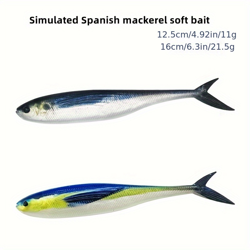 Sea Fishing Bait Bionic Spanish Mackerel Artificial - Temu