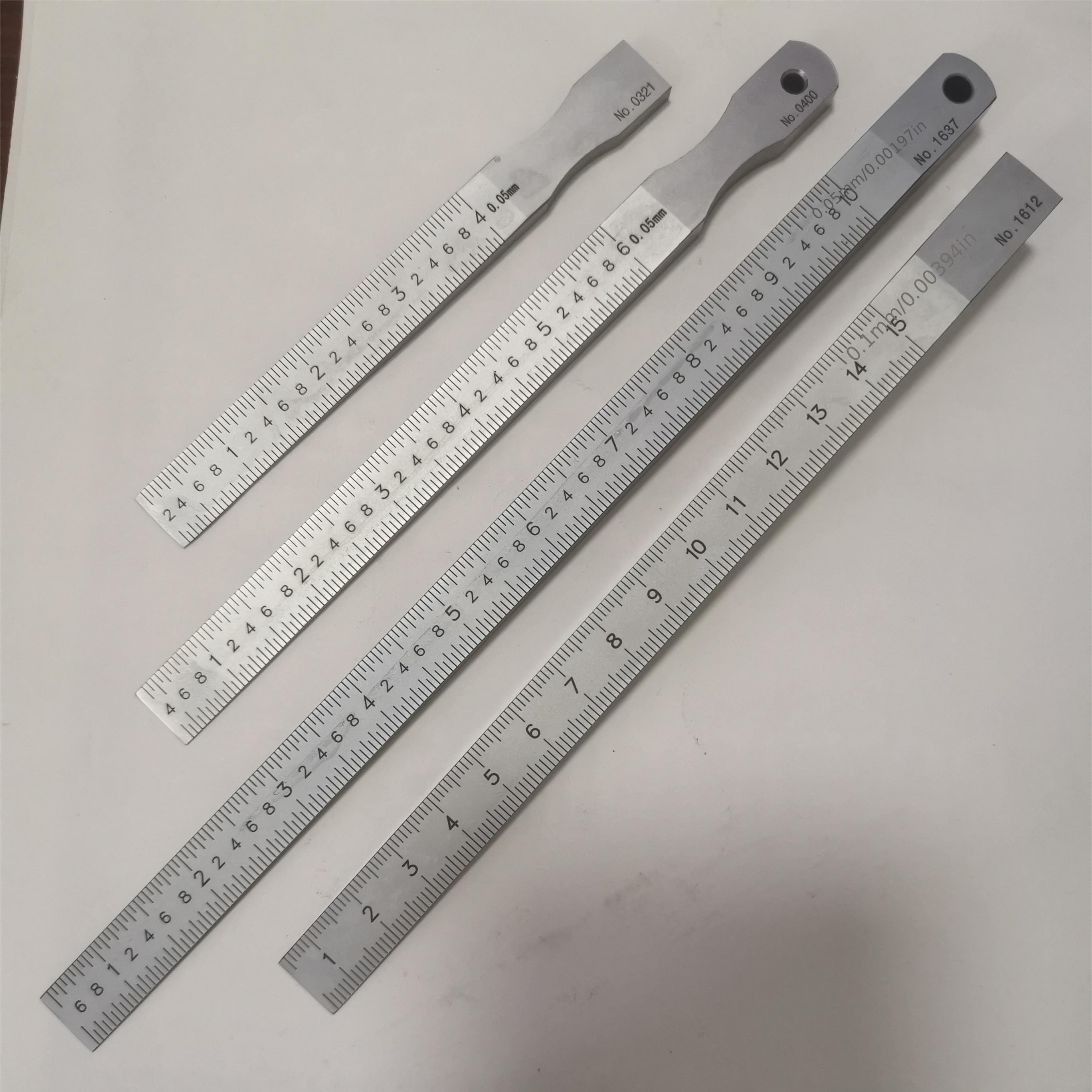 QSHOIC – règle de mesure en métal, règle en acier inoxydable, 15/20/30/50 cm,  pour