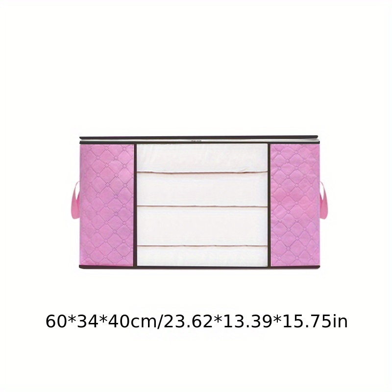 Large Capacity Blanket Storage Bags With Zipper Clear Window - Temu Malaysia