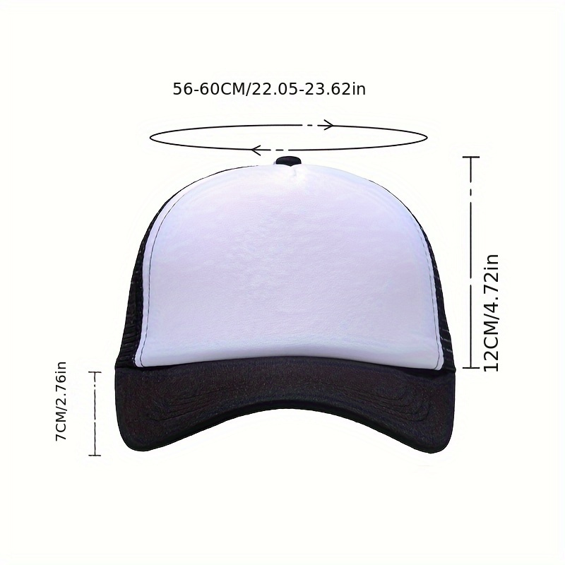 Trucker Hats Bulk 50 Pcs Blank Mesh Trucker Hats - DIY Sublimation Baseball Caps For Adults Summer Breathable Hat