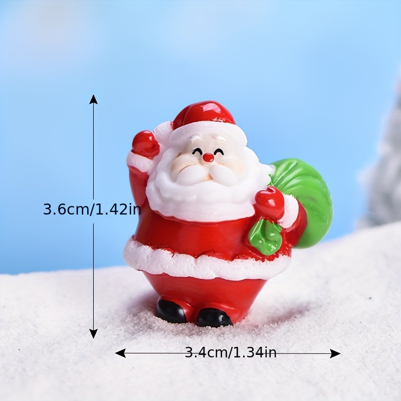 Mini Christmas Holiday Decorations, Creative Santa Claus, Moose Christmas Tree  Toppers, Table Center Resin Crafts, Snowman Statue Bonsai Home Decoration,  Christmas Ornament Christmas Landscape Micro Decoration,holiday Gift  Housewarming Gift - Temu