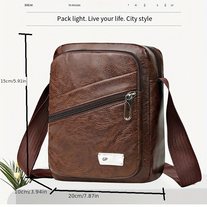Men's New Fashion Casual Business Shoulder Bags Travel Sports Outdoor  Messenger Bag Crossbody Sling Hanging Bags Pack For Male