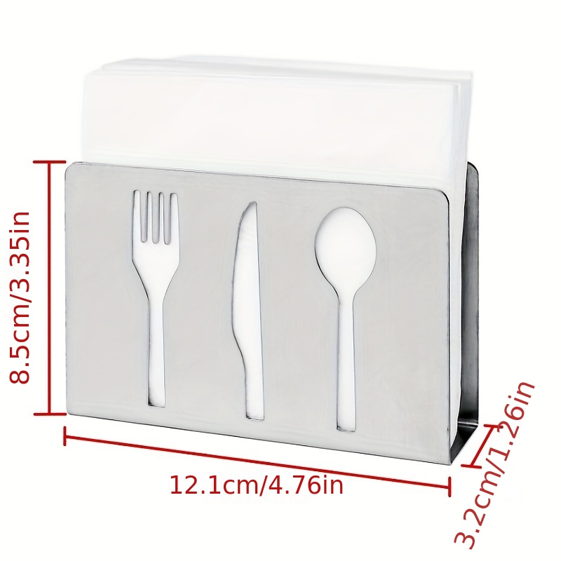 Stainless Steel Napkin Holder, Hollow Paper Napkin Holder, Modern Napkin  Holder, For Dining Tab