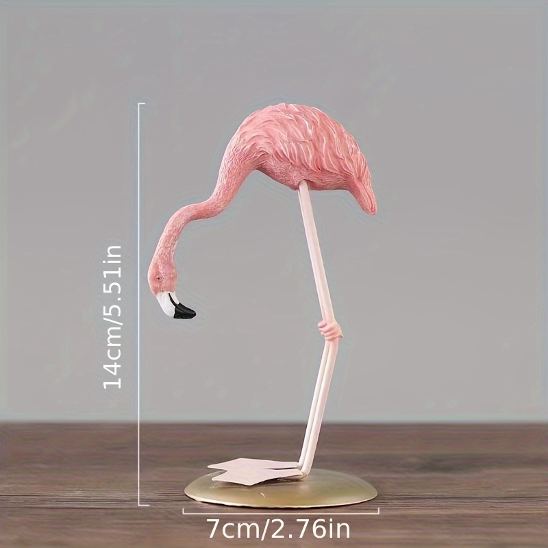 TEMU Flamingo Decorations, Suitable For Gardens, Tv Cabinets, Living Room Entrances, Study Bookshelves, As Craft Ornaments, And Photography Props