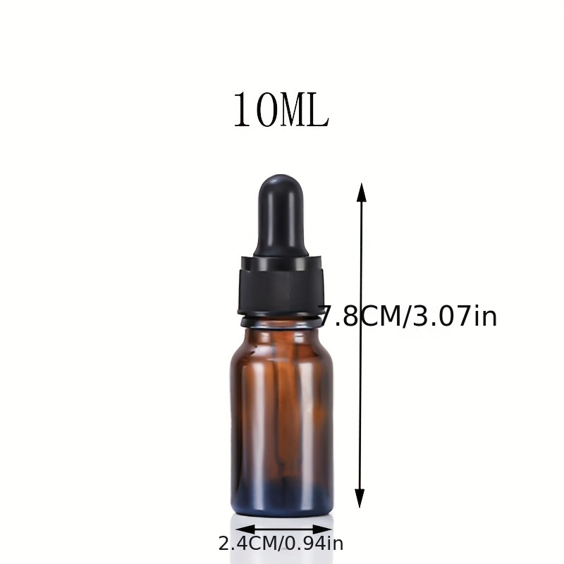 Lurrose Glas-Parfümflasche 12 Ml – Wiederverwendbare Tropfflasche Für ätherische Öle & Parfüm