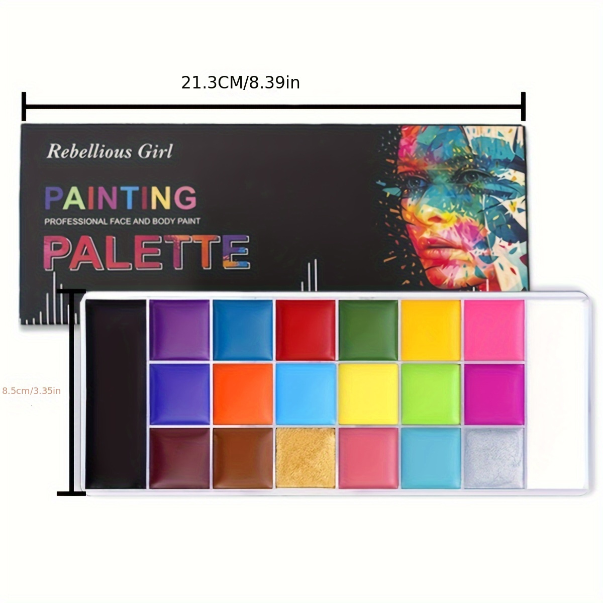 Halloween Face Painting Kit 20 Colors Adults Easy Apply Temu Canada