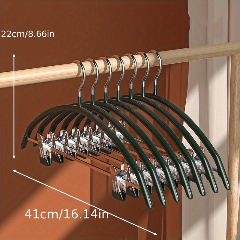 Pp Hangers Large Wavy Clothes Hangers Seamless Non slip - Temu