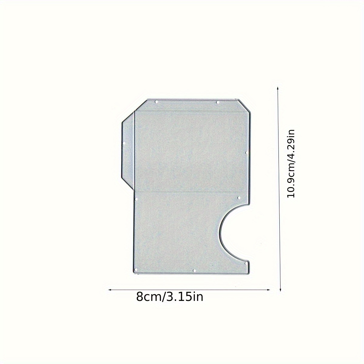 Envelope Greeting Card Cutting Die, Metal Cutting Mold, Embossing Template For Diy Scrapbooking Supplies