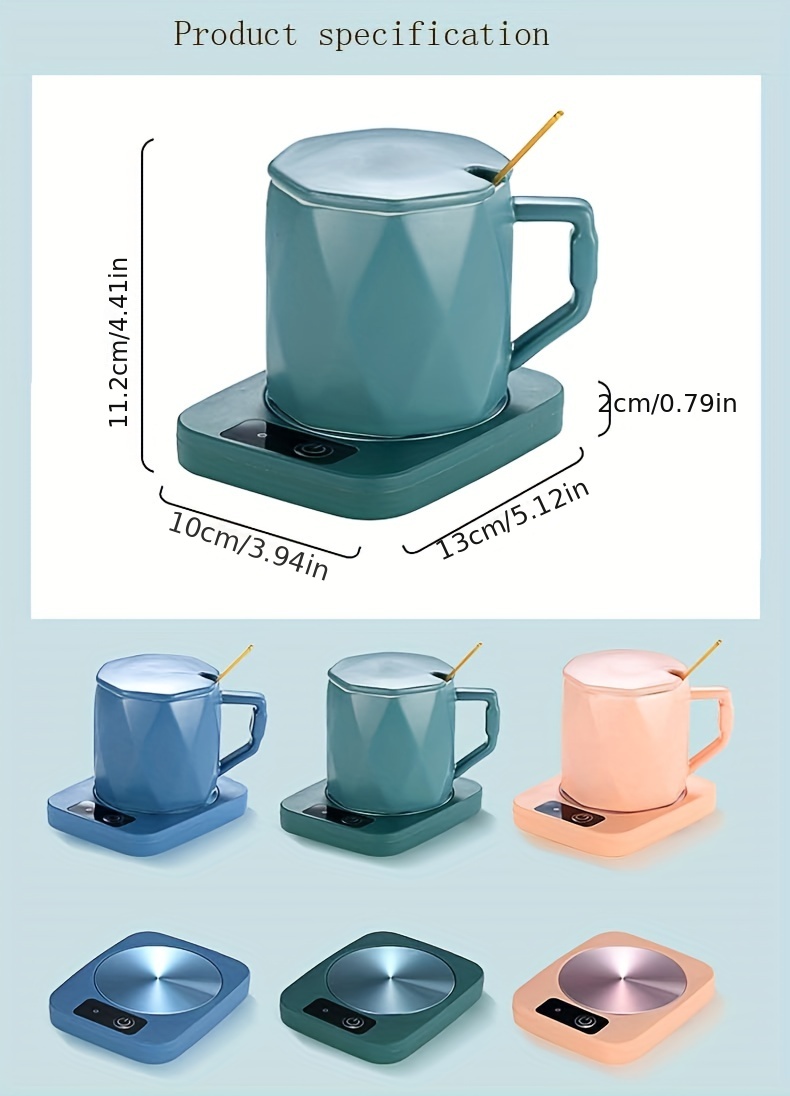 Coffee Warmer for Desk, with Mug Set. Cup Warmer Tea Warmer, Electric  Beverage W