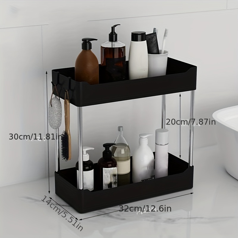 2/3 Tier Under Sink Organizer, Countertop Plastic Storage Rack, Multi-layer  Bathroom Shelves, Under Sink Organizers And Storage, Vanity Shelf For Makeup,  Cosmetic, Skin Care - Temu United Arab Emirates