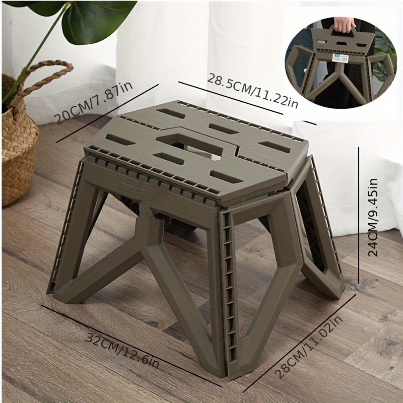 Small Bench Fishing Stool Home Foldable Plastic Outdoor Folding