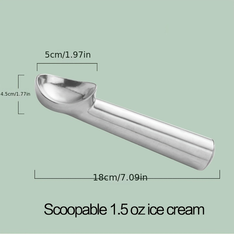 Heavy Duty Stainless Steel Ice Cream Scoop - Trigger-activated For