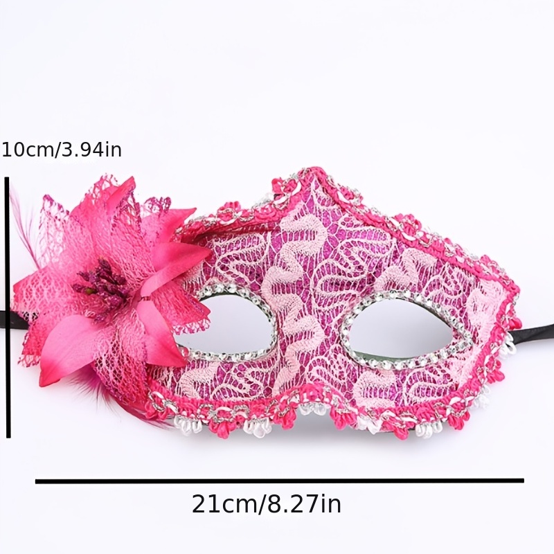 Black Sexy Flexible Lace Mask Eye mask For Ball Party - Temu