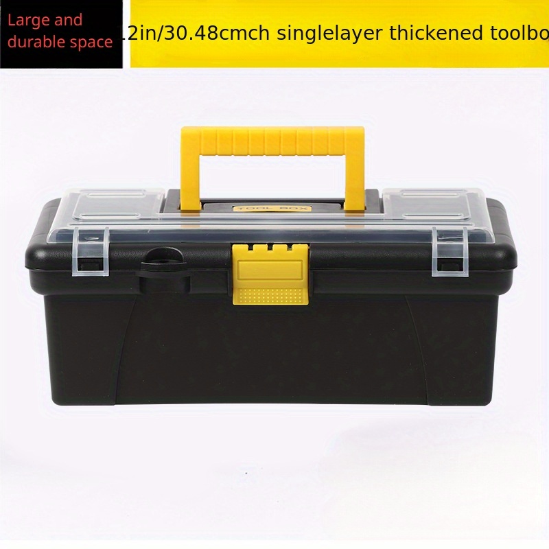Hardware Toolbox Black Plastic Thickened Combination Set - Temu
