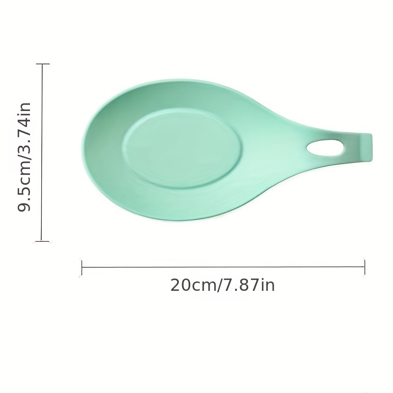 Silicone Spoon Rest Flexible Spoon shaped Kitchen Spoons - Temu