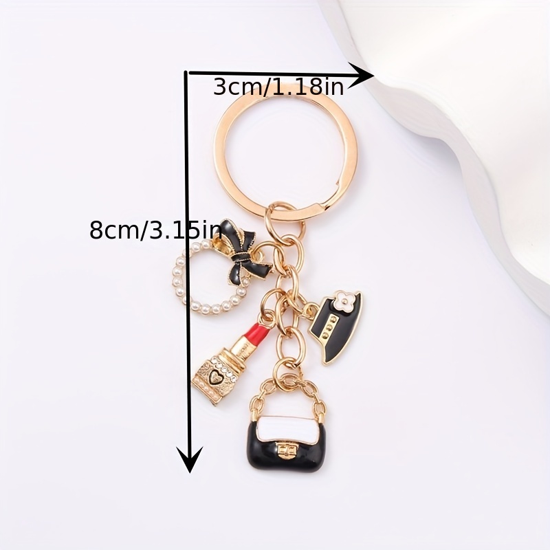 Mini Bag Keychain Cute Fairy Core Key Ring Purse Bag Backpack Car